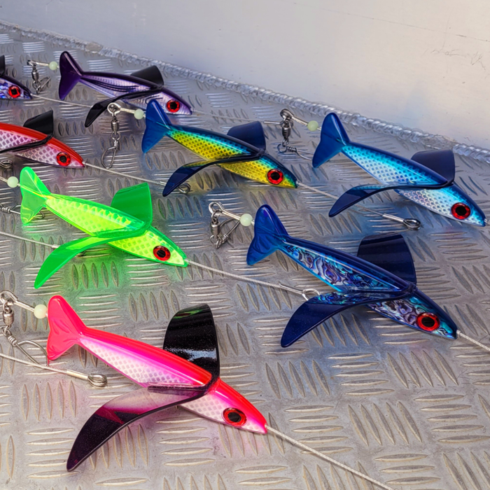Our Bird Teaser Lures Hawaiian Malolo Bird Teasers